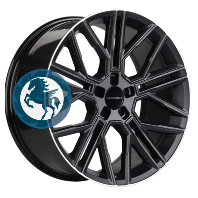   h0400169.  Khomen Wheels KHW2101 (E-tron) 9,521 5/112 ET36 66,6 Black matt MR