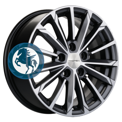   h0400751.  Khomen Wheels KHW1611 (Huyndai/Kia) 6,516 5/114,3 ET43 67,1 Gray-FP