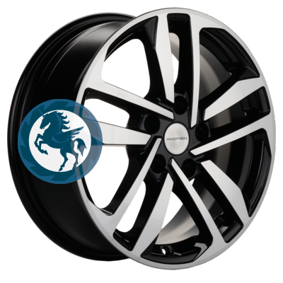   h0400753.  Khomen Wheels KHW1612 (Octavia A7) 6,516 5/112 ET46 57,1 Black-FP