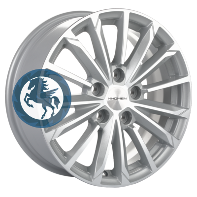   h0400755.  Khomen Wheels KHW1611 (Huyndai/Mazda) 6,516 5/114,3 ET45 67,1 F-Silver-FP