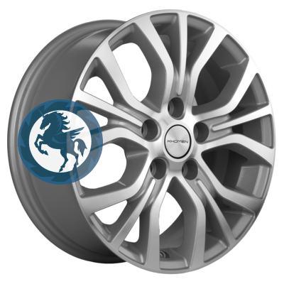   h0400796.  Khomen Wheels KHW1608 (Geely Coolray) 6,516 5/114,3 ET45 54,1 F-Silver-FP