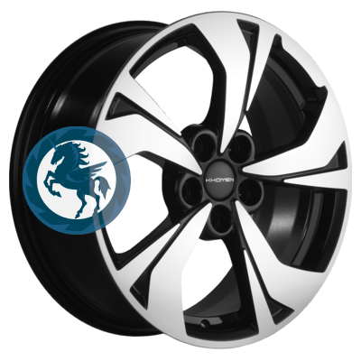   h0401050.  Khomen Wheels KHW1724 (Changan CS75 (Plus)) 717 5/114,3 ET45 60,1 Black-FP