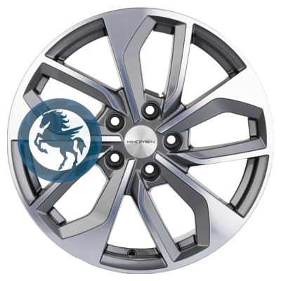   h0401056.  Khomen Wheels KHW1703 (CX-5/i40/X-Trail) 717 5/114,3 ET45 67,1 Gray-FP