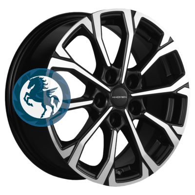   h0401062.  Khomen Wheels KHW1605 (Octavia A5/Golf/Jetta) 6,516 5/112 ET46 57,1 Black-FP