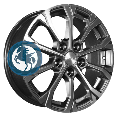   h0401067.  Khomen Wheels KHW1605 (Huyndai/Kia) 6,516 5/114,3 ET50 67,1 Gray-FP