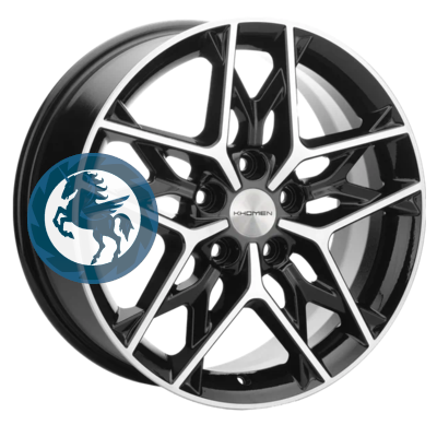   h0401068.  Khomen Wheels KHW1709 (Ford C-Max) 717 5/108 ET50 63,35 Black-FP