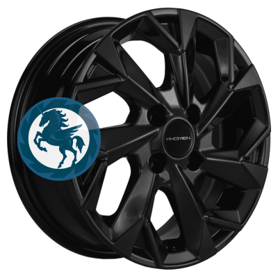   h0401485.  Khomen Wheels KHW1402 (Alsvin/Getz/i20) 5,514 4/100 ET46 54,1 Black