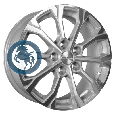   h0401495.  Khomen Wheels KHW1605 (Toyota/Suzuki) 6,516 5/114,3 ET45 60,1 F-Silver-FP