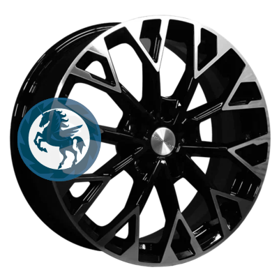   h0401504.  Khomen Wheels KHW1718 (Camry) 717 5/114,3 ET45 60,1 Black-FP
