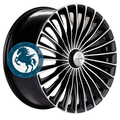   h0401513.  Khomen Wheels KHW2008 (Mercedes Rear) 9,520 5/112 ET38 66,6 Black-FP