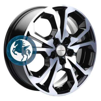   h0401519.  Khomen Wheels KHW1711 (Haval F7/F7x) 6,517 5/114,3 ET40 64,1 Black-FP