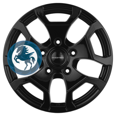   h0401565.  Khomen Wheels KHW1725 (Niva 4x4) 6,517 5/139,7 ET35 98,5 Black