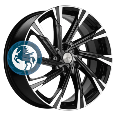   h0401568.  Khomen Wheels KHW1901 (Chery Tiggo 7 Pro) 7,519 5/108 ET33 60,1 Black-FP