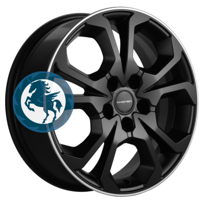 Фотография товара h0401677. Диск Khomen Wheels KHW1711 (Chery/Exeed) 6,5х17 5/108 ET33 60,1 Black