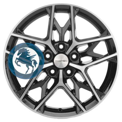  h0401722.  Khomen Wheels KHW1709 (CX-5/Seltos/Optima) 717 5/114,3 ET50 67,1 Black-FP