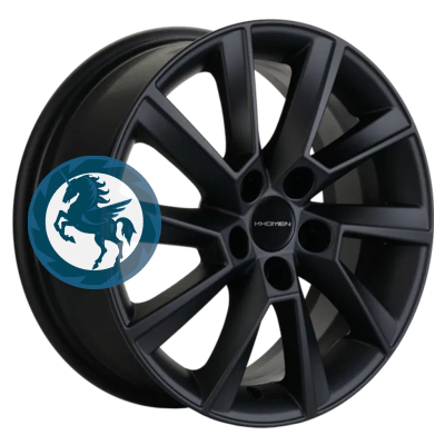   h0401762.  Khomen Wheels KHW1507 (Polo) 615 5/100 ET40 57,1 Black matt