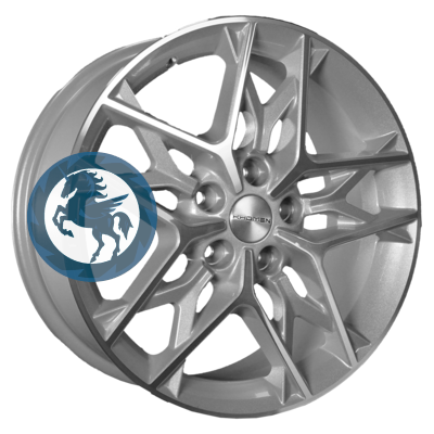   h0401765.  Khomen Wheels KHW1709 (Evolute i-Joy) 717 5/110 ET40 67,1 F-Silver-FP