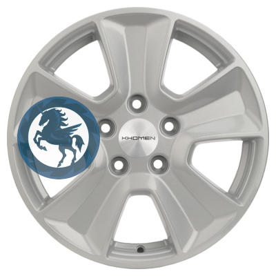   h0401767.  Khomen Wheels KHW1601 (Huyndai/Kia) 6,516 5/114,3 ET50 67,1 F-Silver