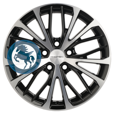   h0401769.  Khomen Wheels KHW1705 (Octavia) 717 5/112 ET49 57,1 Black-FP
