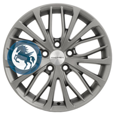   h0401770.  Khomen Wheels KHW1705 (Changan/Geely/Lexus/Toyota) 717 5/114,3 ET45 60,1 G-Silver