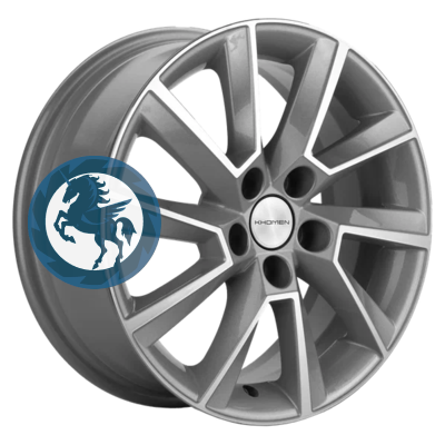   h0401815.  Khomen Wheels KHW1507 (Rapid/Fabia) 615 5/100 ET38 57,1 F-Silver-FP