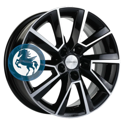  h0401824.  Khomen Wheels KHW1507 (15) 615 5/100 ET37 54,1 Black-FP