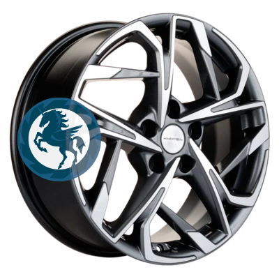   h0402238.  Khomen Wheels KHW1716 (Jac/ 3) 717 5/108 ET40 54,1 Gray-FP