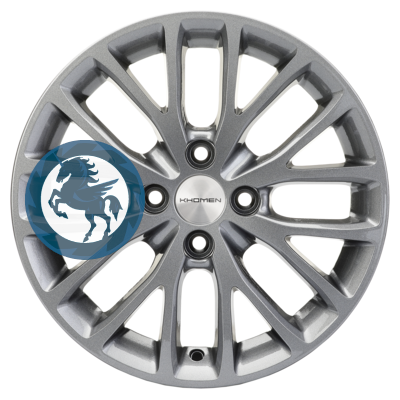   h0402383.  Khomen Wheels KHW1506 (Logan) 615 4/100 ET40 60,1 Gray