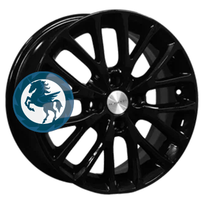  h0402391.  Khomen Wheels KHW1506 (Lada Granta) 615 4/98 ET36 58,6 Black