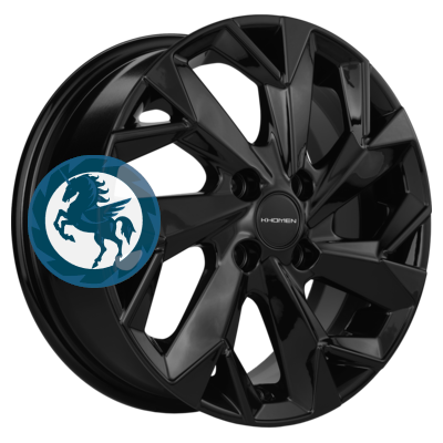   h0402393.  Khomen Wheels KHW1508 (Nexia) 615 4/100 ET45 56,6 Black