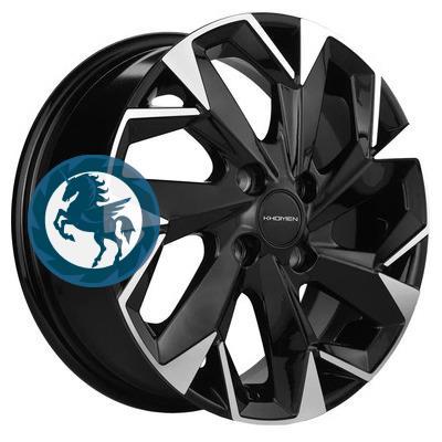   h0402509.  Khomen Wheels KHW1402 (Accent/Getz/i20) 5,514 4/100 ET38 67,1 Black-FP