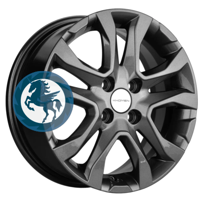   h0402669.  Khomen Wheels KHW1503 (Rio/Solaris) 615 4/100 ET46 54,1 Gray