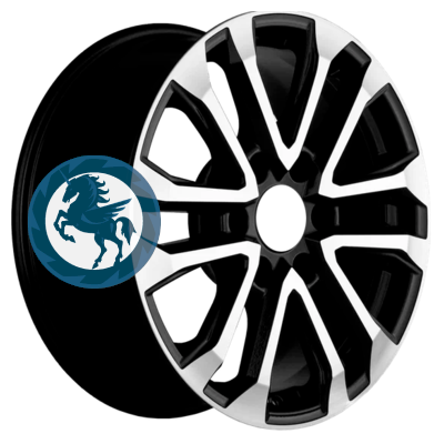   h0402740.  Khomen Wheels KHW1805 (Haval H5/Great Wall Hover H3/H5) 7,518 6/139,7 ET38 100,1 Black-FP