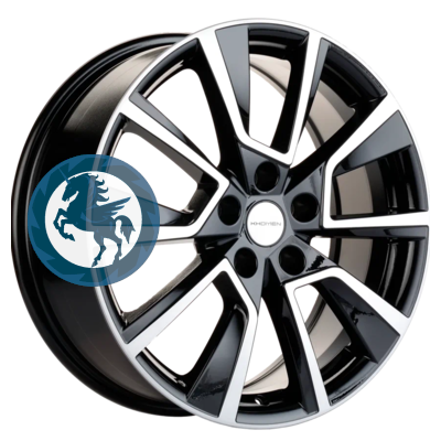   h0402743.  Khomen Wheels KHW1802 (Coolray) 718 5/114,3 ET50 54,1 Black-FP