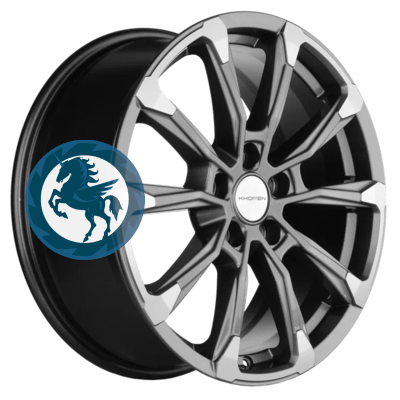   h0402955.  Khomen Wheels KHW1808 (Outlander) 7,518 5/114,3 ET38 67,1 Gray-FP