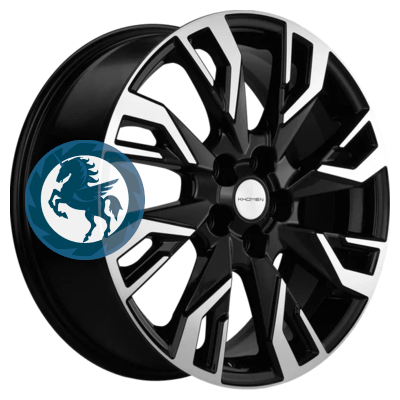   h0403023.  Khomen Wheels KHW1809 (Geely Coolray) 718 5/114,3 ET53 54,1 Black-FP