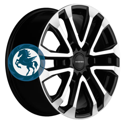   h0403025.  Khomen Wheels KHW1805 (JAC T6 Pickup) 7,518 6/139,7 ET30 106,1 Black-FP