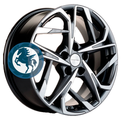   h0403156.  Khomen Wheels KHW1716 (Kuga/Focus) 717 5/108 ET50 63,3 Gray-FP