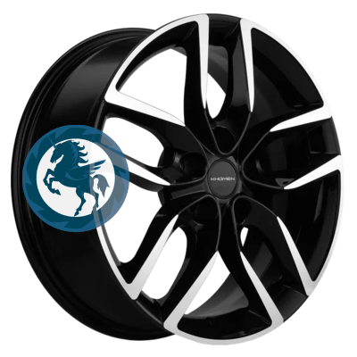 ���������� ������ h0403157. ���� Khomen Wheels KHW1708 (Elantra/Ceed/i30) 6,5�17 5/114,3 ET46 67,1 Black-FP