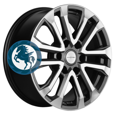   h0403177.  Khomen Wheels KHW1805 (Mohave) 7,518 6/114,3 ET38 67,1 Gray-FP