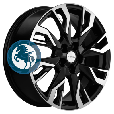   h0403196.  Khomen Wheels KHW1809 (OMODA C5) 718 5/108 ET33 60,1 Black-FP