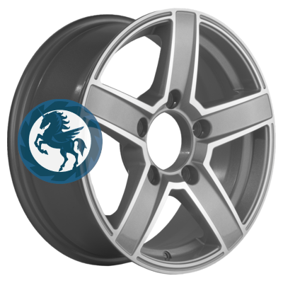   h0403198.  Khomen Wheels KHW1614 (Niva 4x4) 6,516 5/139,7 ET40 98,5 F-Silver-FP