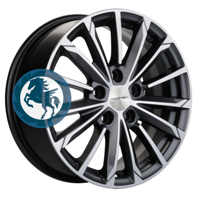  h0403199.  Khomen Wheels KHW1611 (Geely Coolray) 6,516 5/114,3 ET45 54,1 Gray-FP