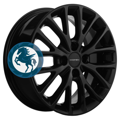   h0403210.  Khomen Wheels KHW1506 (Nexia) 615 4/100 ET45 56,6 Black