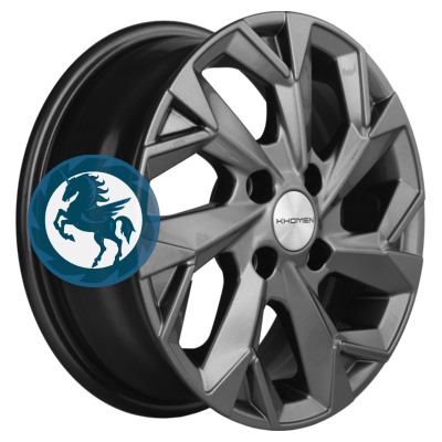   h0403211.  Khomen Wheels KHW1402 (Alsvin/Getz/i20) 5,514 4/100 ET46 54,1 Gray