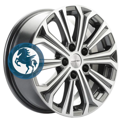   h0403620.  Khomen Wheels KHW1610 (Chery Tiggo 3/Tiggo 3 Pro) 6,516 5/108 ET45 60,1 Gray-FP