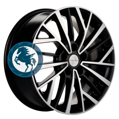   h0403877.  Khomen Wheels KHW1717 (Qashqai) 717 5/114,3 ET40 66,1 Black-FP
