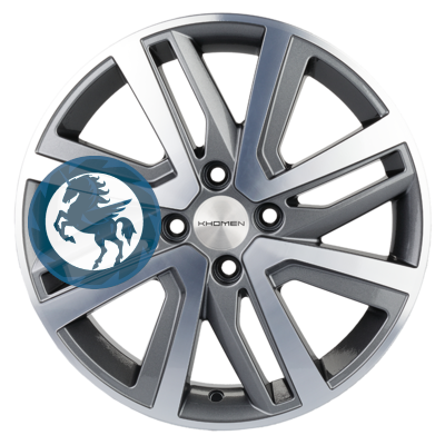   h0403883.  Khomen Wheels KHW1609 (XRay) 616 4/100 ET41 60,1 Gray-FP