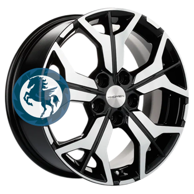   h0403897.  Khomen Wheels KHW1715 (Evolute i-Joy) 717 5/110 ET40 67,1 Black-FP
