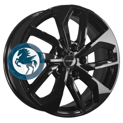   h0403901.  Khomen Wheels KHW1703 (Changan/Geely/Lexus/Toyota) 717 5/114,3 ET45 60,1 Black